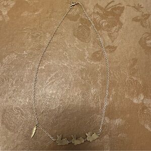 Bunnies & Carrot Necklace